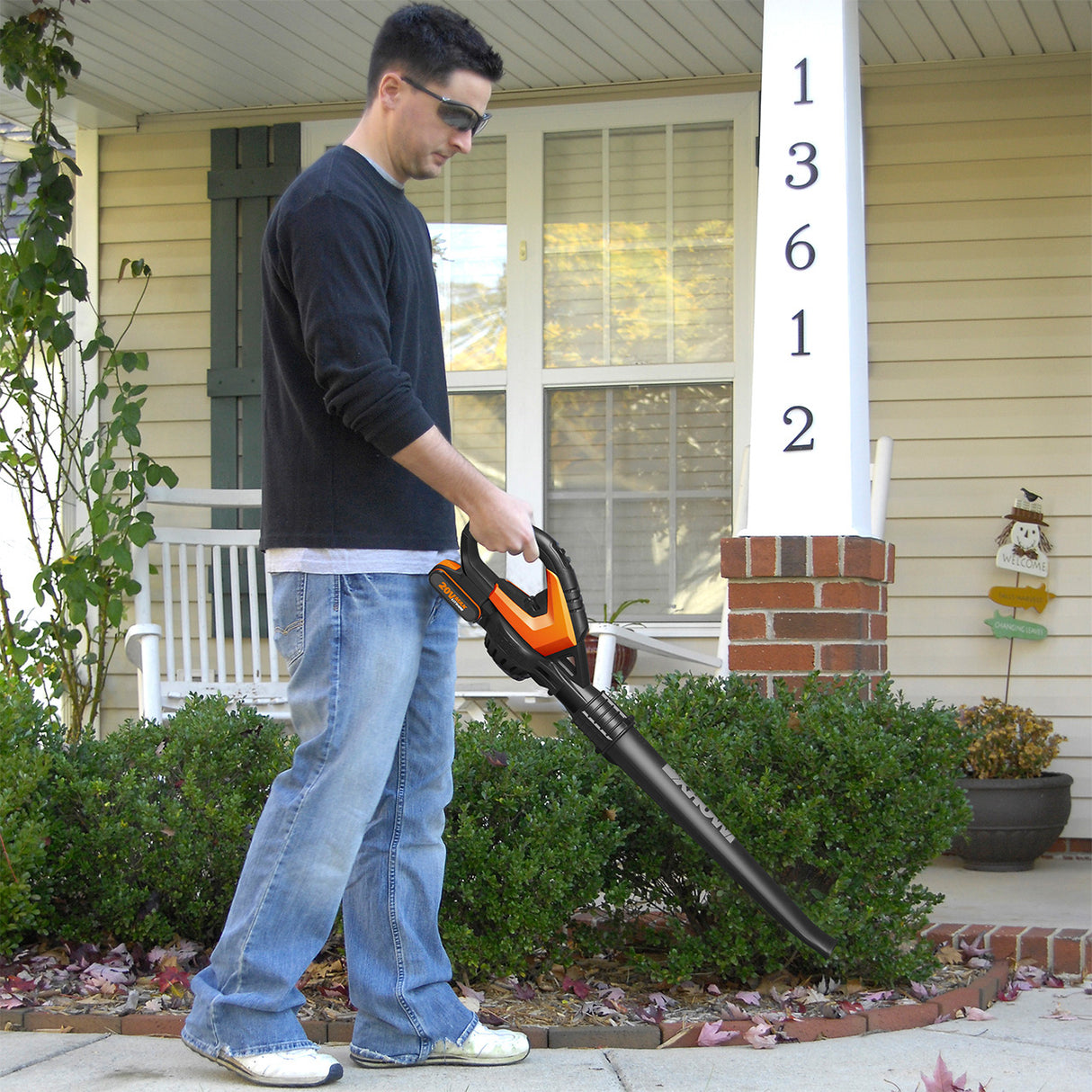 WORX 20V Cordless Blower Skin (POWERSHARE Battery / Charger not incl.) - WG549E.9