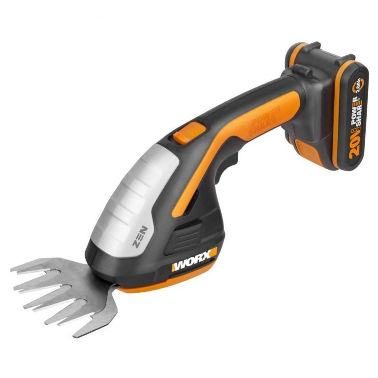WORX 20V Cordless Zen Shrub & Grass Shears with 2Ah POWERSHARE Battery & Charger - WG801E
