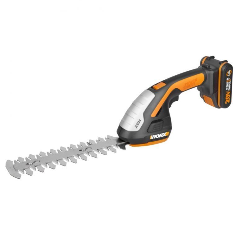 WORX 20V Cordless Zen Shrub & Grass Shears with 2Ah POWERSHARE Battery & Charger - WG801E
