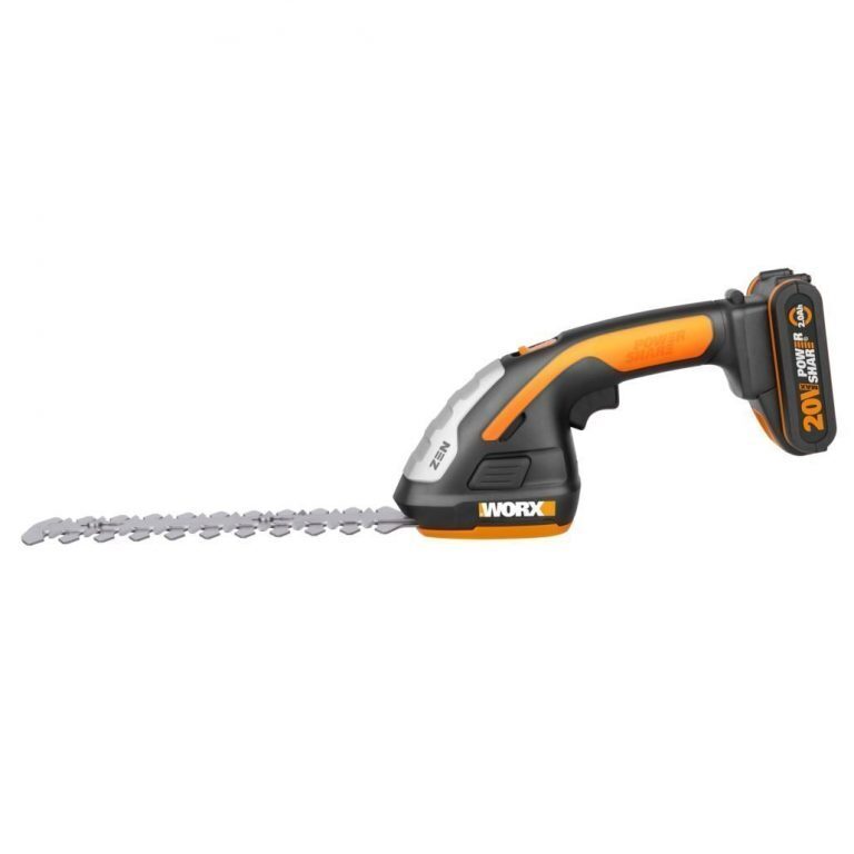 WORX 20V Cordless Zen Shrub & Grass Shears with 2Ah POWERSHARE Battery & Charger - WG801E