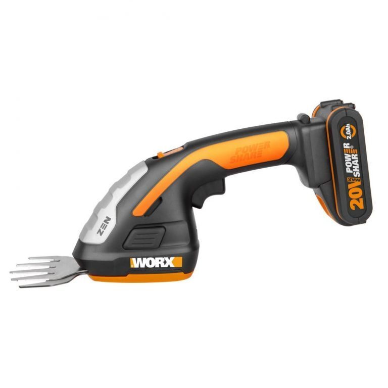 WORX 20V Cordless Zen Shrub & Grass Shears with 2Ah POWERSHARE Battery & Charger - WG801E