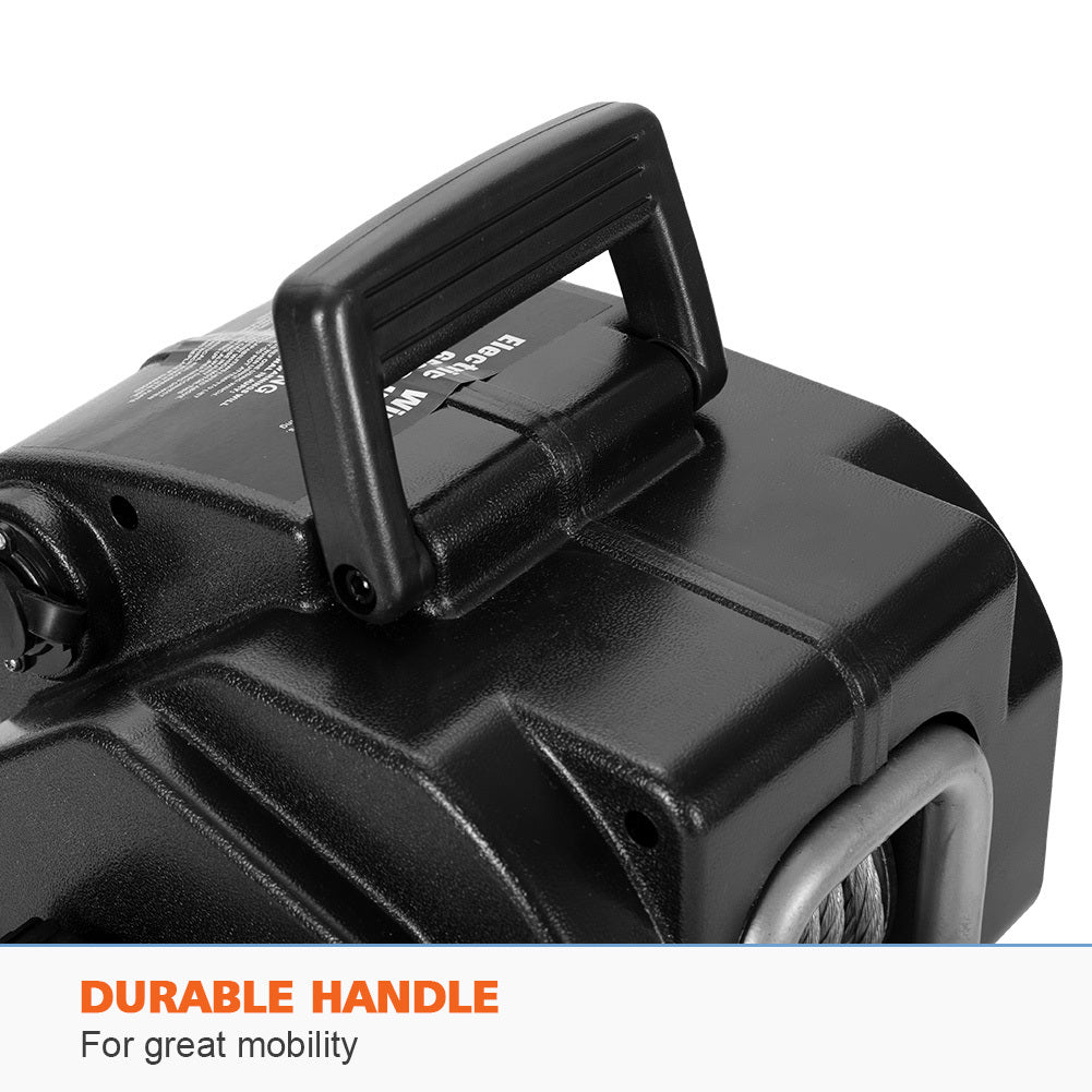 FIERYRED 6500LBS 12V Electric Boat Winch Portable Detachable 3000KG ATV 4X4 4WD