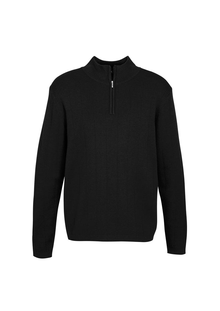 Biz Collection Mens 80/20 Wool-Rich Pullover