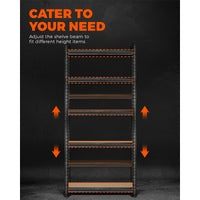 Sharptoo Warehouse Shelving Garage Shelves Storage Rack Steel Pallet Racking1.8m