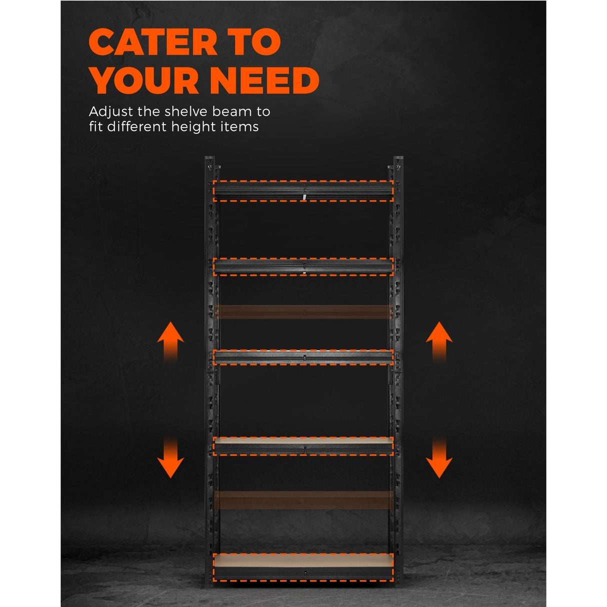 Sharptoo Warehouse Shelving Garage Shelves Storage Rack Steel Pallet Racking