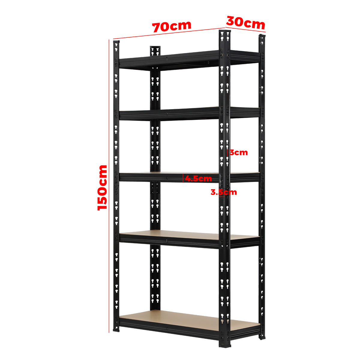 Sharptoo 4x1.5m Garage Shelving Shelves Warehouse Storage Rack Racking Pallet