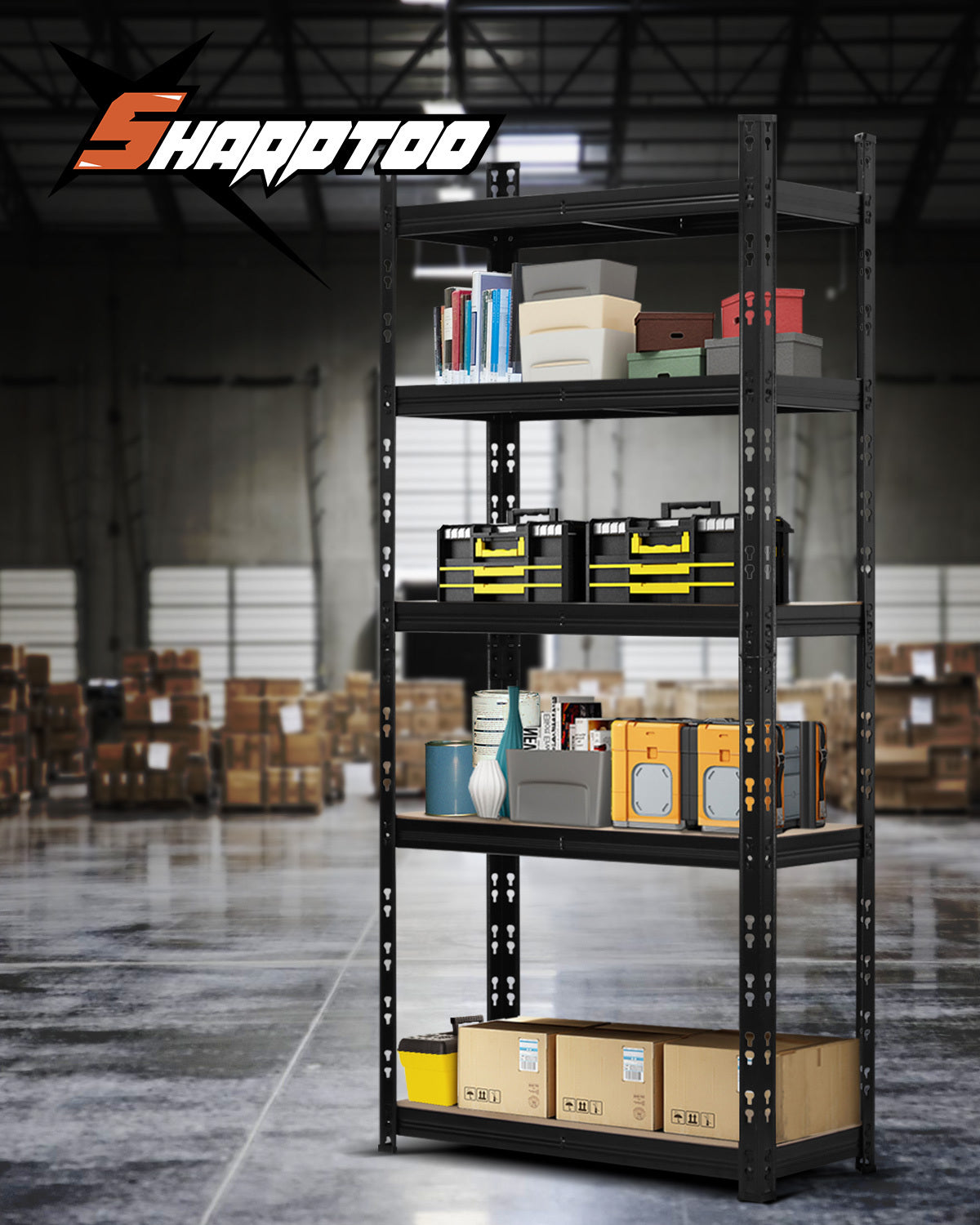 Sharptoo Warehouse Shelving Garage Shelves Storage Rack Pallet Racking 1.8*0.9m