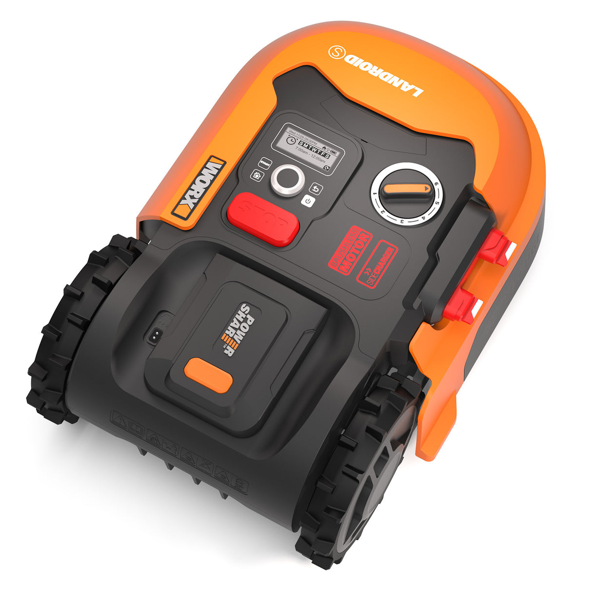 WORX 20V LANDROID 700m2 Robotic Lawn Mower Kit w/ POWERSHARE Battery & Charger Base - WR149E