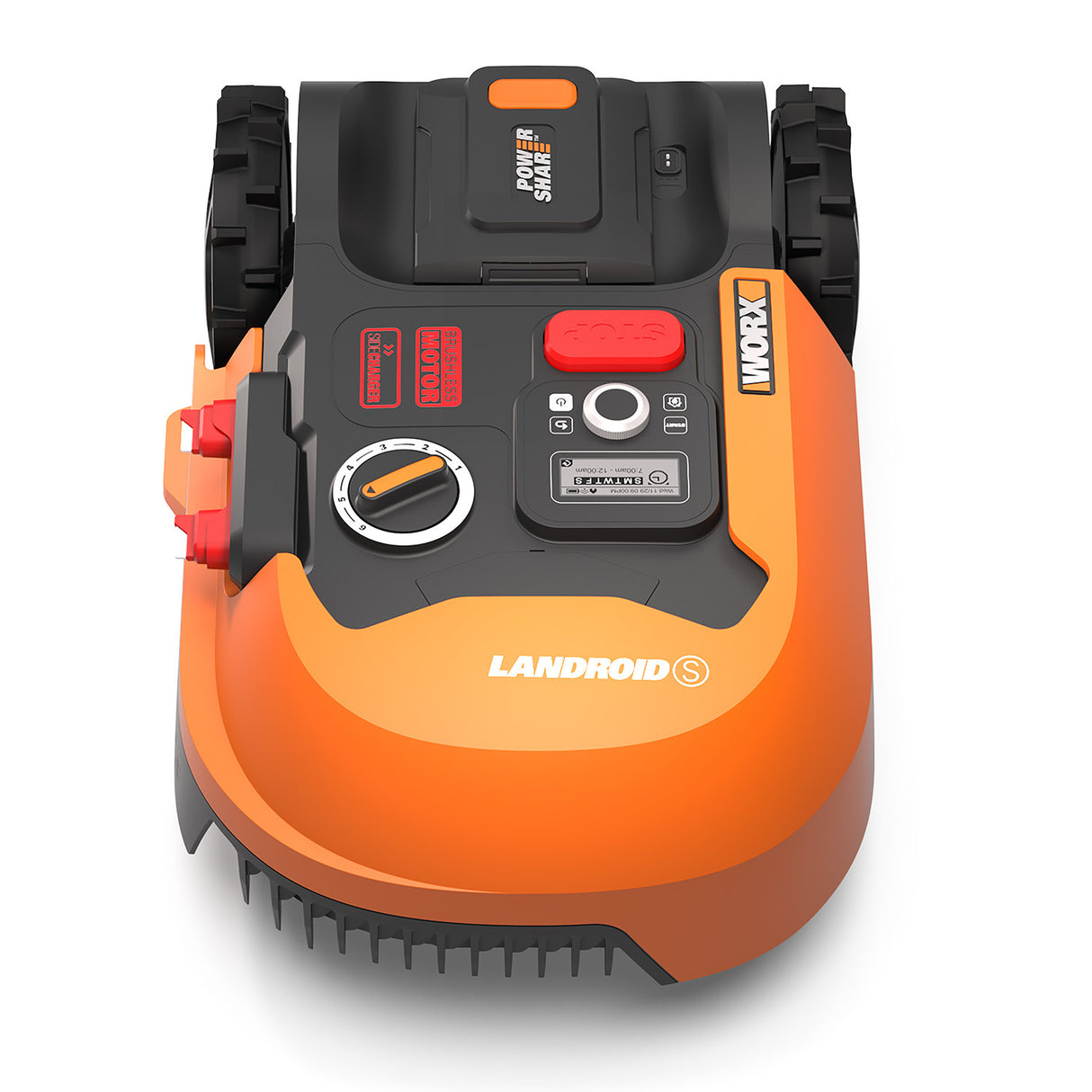 WORX 20V LANDROID 700m2 Robotic Lawn Mower Kit w/ POWERSHARE Battery & Charger Base - WR149E