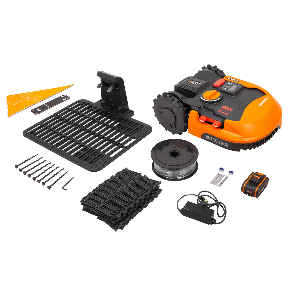 WORX 20V Landroid Robotic Lawn Mower 1500m2, App, Cut to Edge Technology