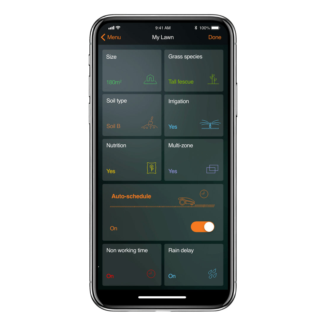 WORX 20V Landroid Robotic Lawn Mower 1500m2, App, Cut to Edge Technology