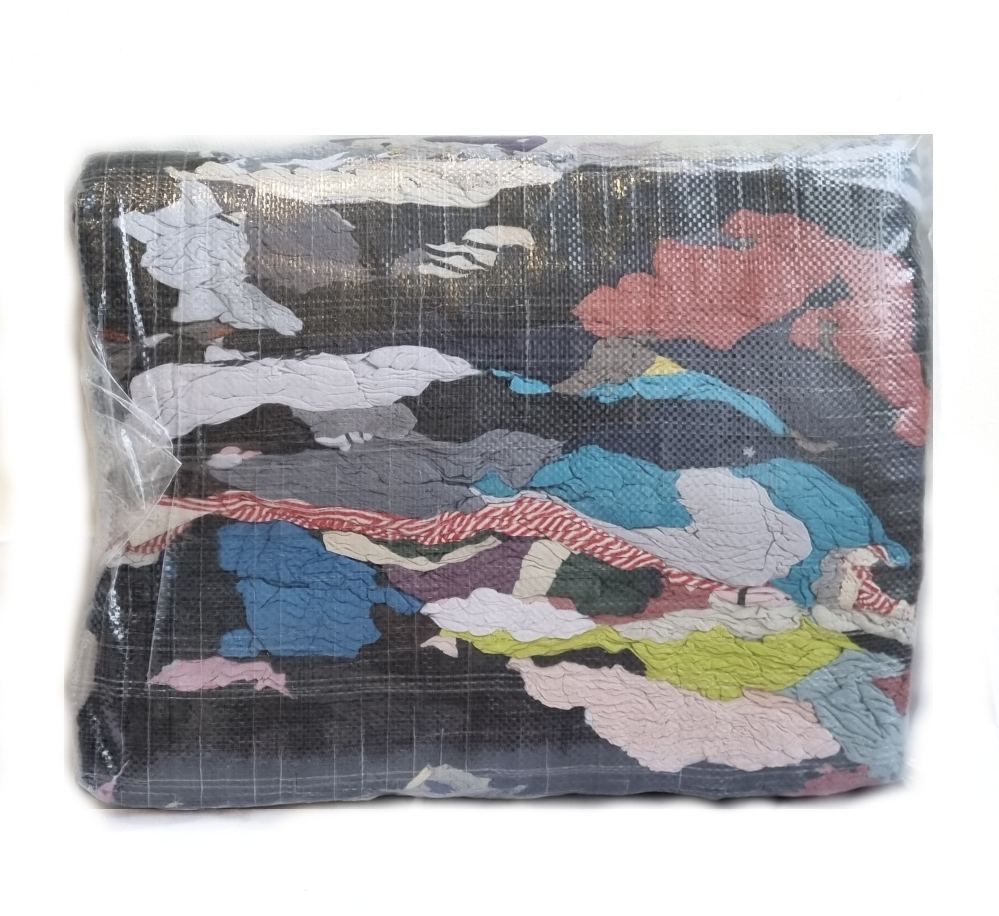5kg Pack of Coloured T-Shirt Rags