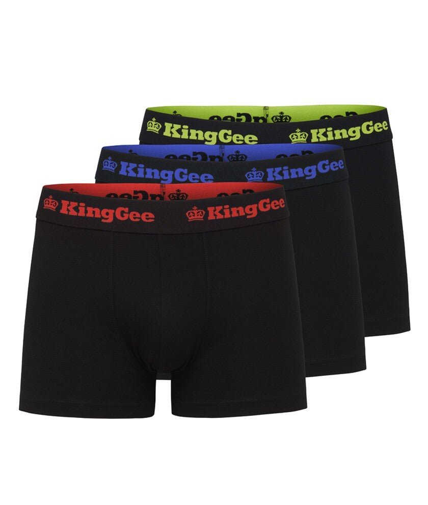KingGee Mens Cotton Trunk 3 Pack