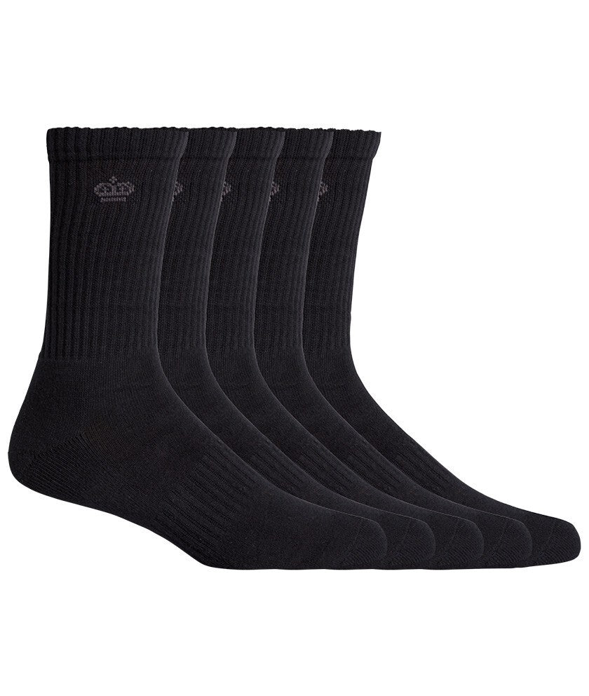 KingGee Mens Crew Cotton Work Sock - 5 Pack