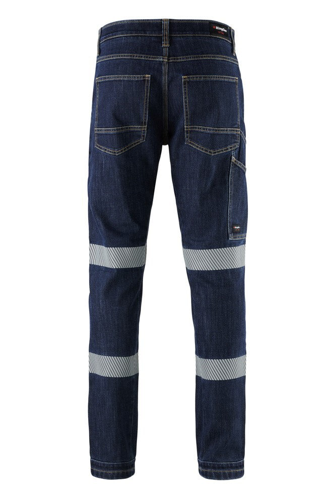 KingGee Mens Urban Coolmax Bio Motion Reflective Jeans