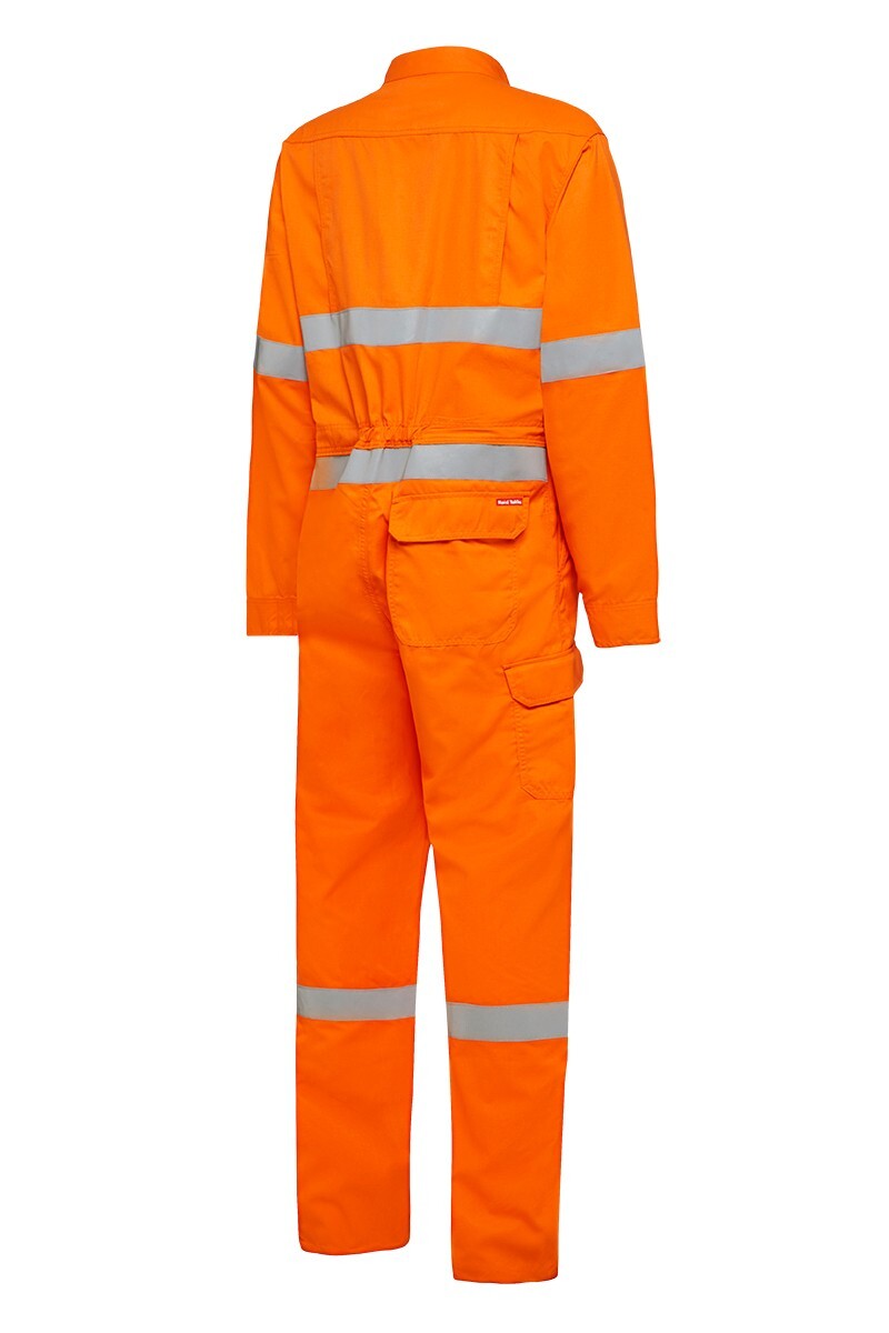 Hard Yakka Shieldtec Fr Lightweight Hi-Visibility Coverall With Fr Tape