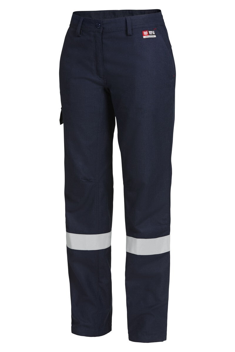 Hard Yakka Womens Shieldtec Fr Flat Front Cargo Pant With Fr Tape