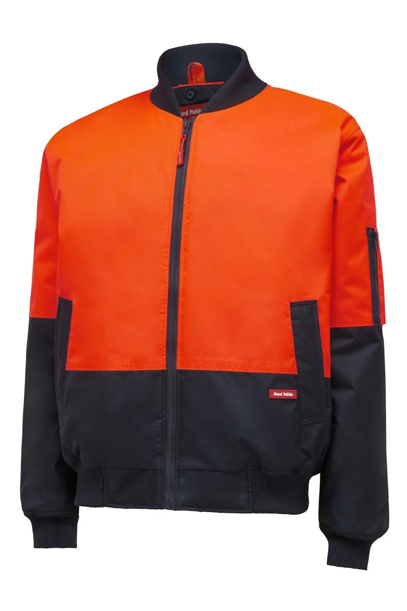 Hard Yakka Hi-Visibility 2Tone Bomber Jacket