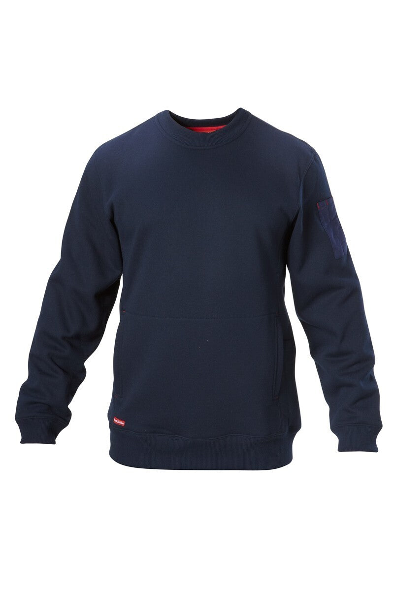 Hard Yakka Foundations Brushed Fleece Crew Neck Jumper