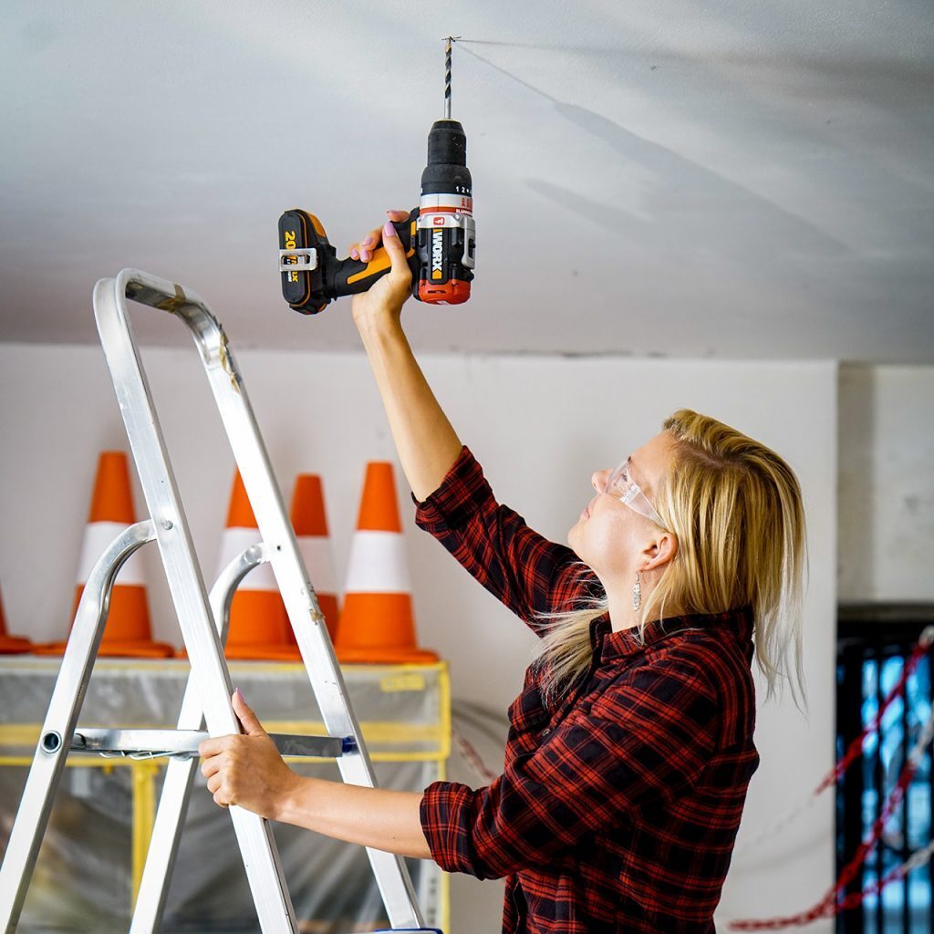 WORX 20V Cordless Brushless 60Nm Active Hammer Drill Driver w/ 2 x POWERSHARE 2Ah Batteries & 1x Charger - WX354