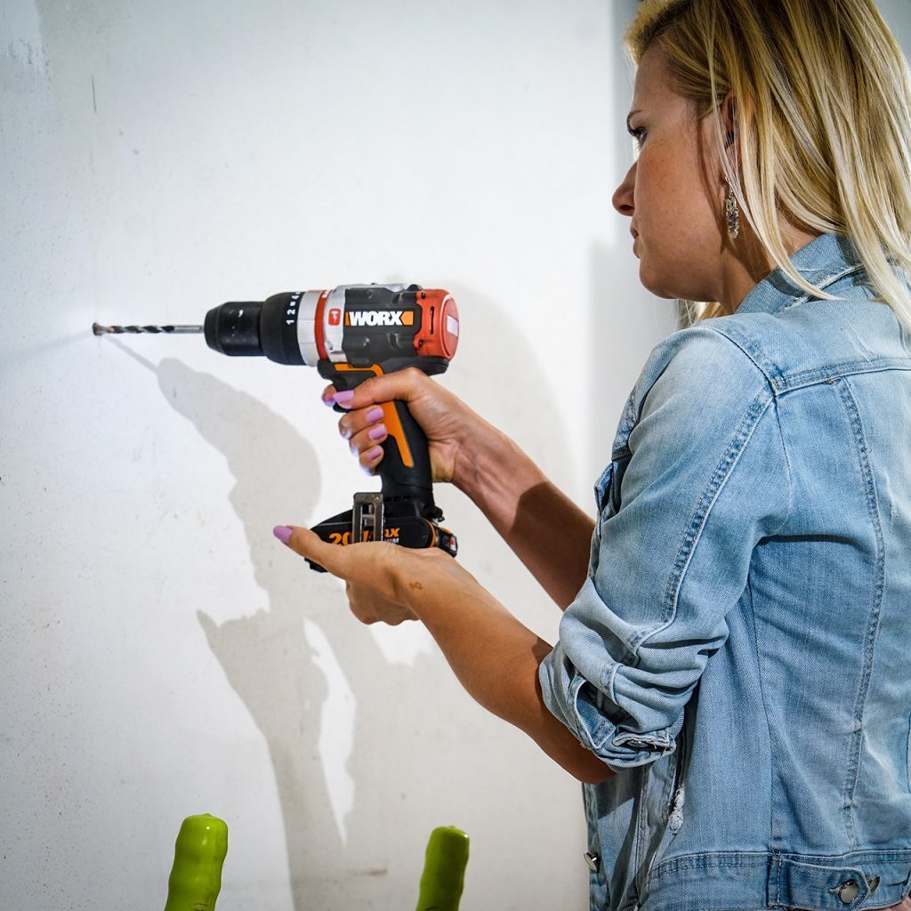 WORX 20V Cordless Brushless 60Nm Active Hammer Drill Driver w/ 2 x POWERSHARE 2Ah Batteries & 1x Charger - WX354