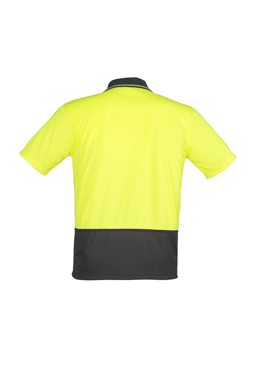 Syzmik Unisex Hi Vis Basic Spliced Polo Short Sleeve
