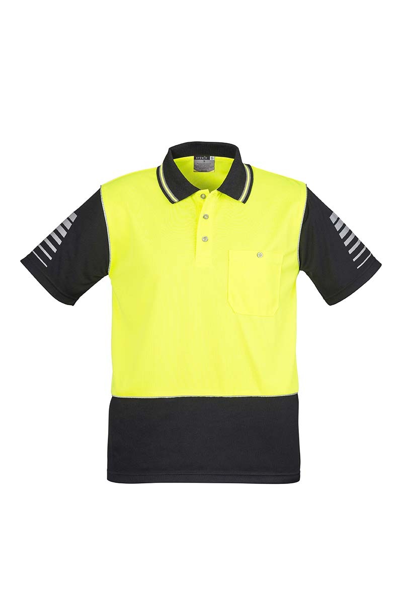 Syzmik Mens Hi Vis Zone Polo