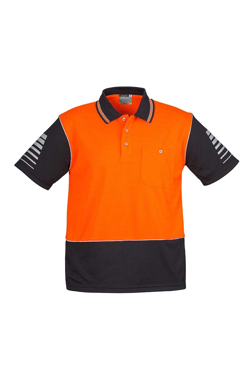 Syzmik Mens Hi Vis Zone Polo