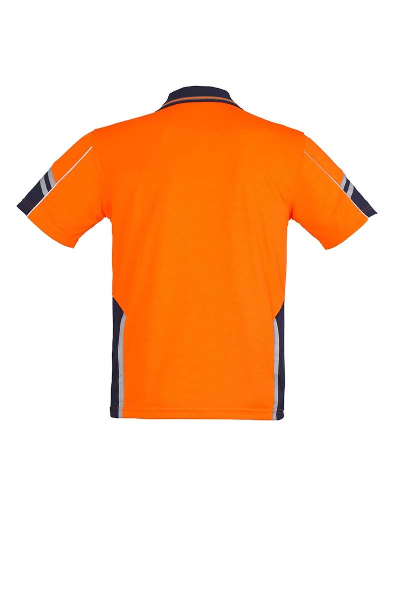 Syzmik Mens Hi Vis Squad S/S Polo