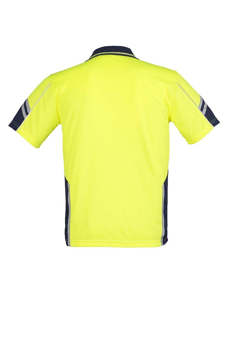 Syzmik Mens Hi Vis Squad S/S Polo