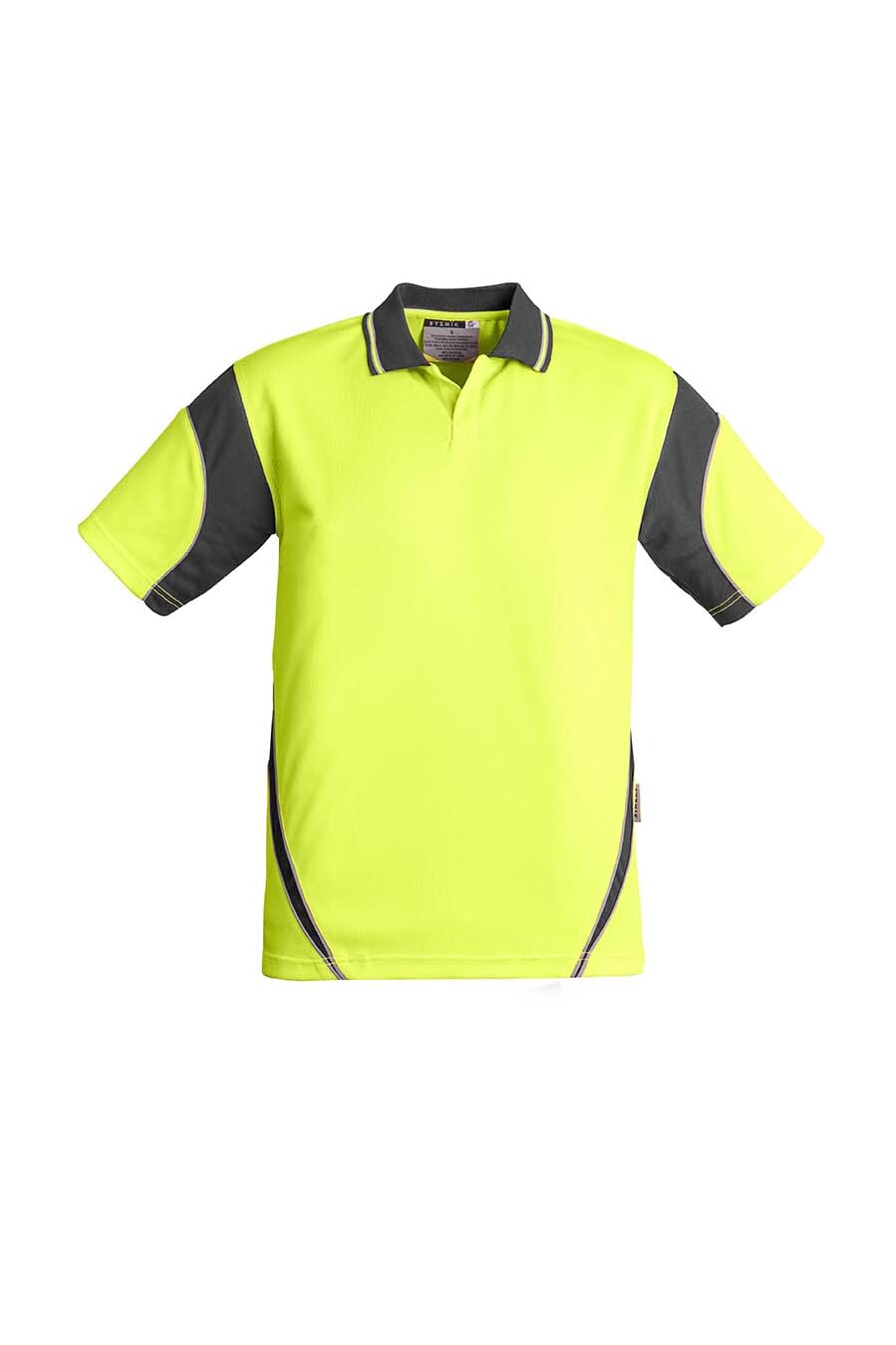 Syzmik Mens Hi Vis Aztec Polo Short Sleeve