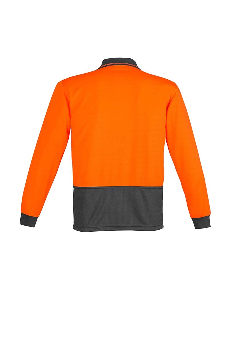 Syzmik Mens Comfort Back L/S Polo