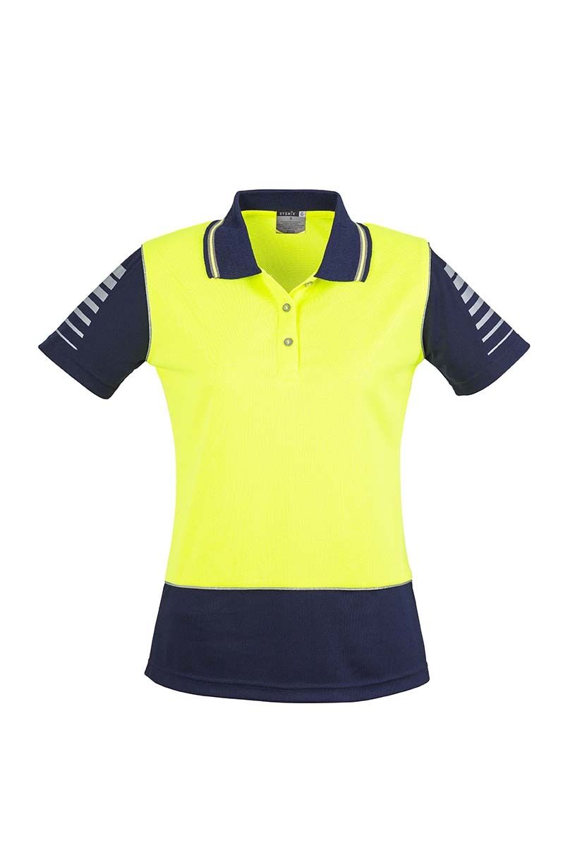 Syzmik Womens Hi Vis Zone Polo