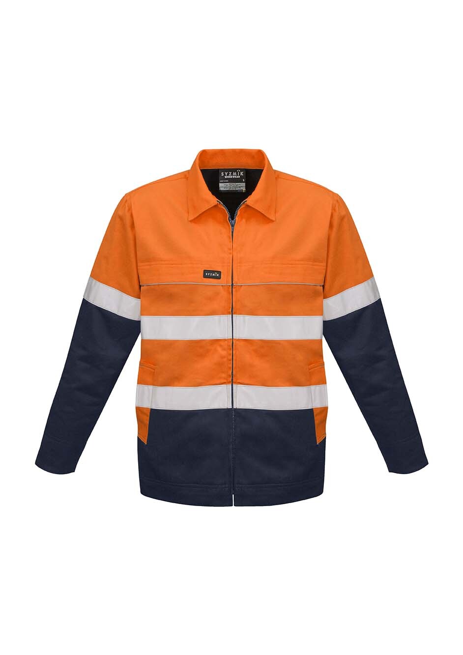 Syzmik Mens Hi Vis Cotton Drill Jacket