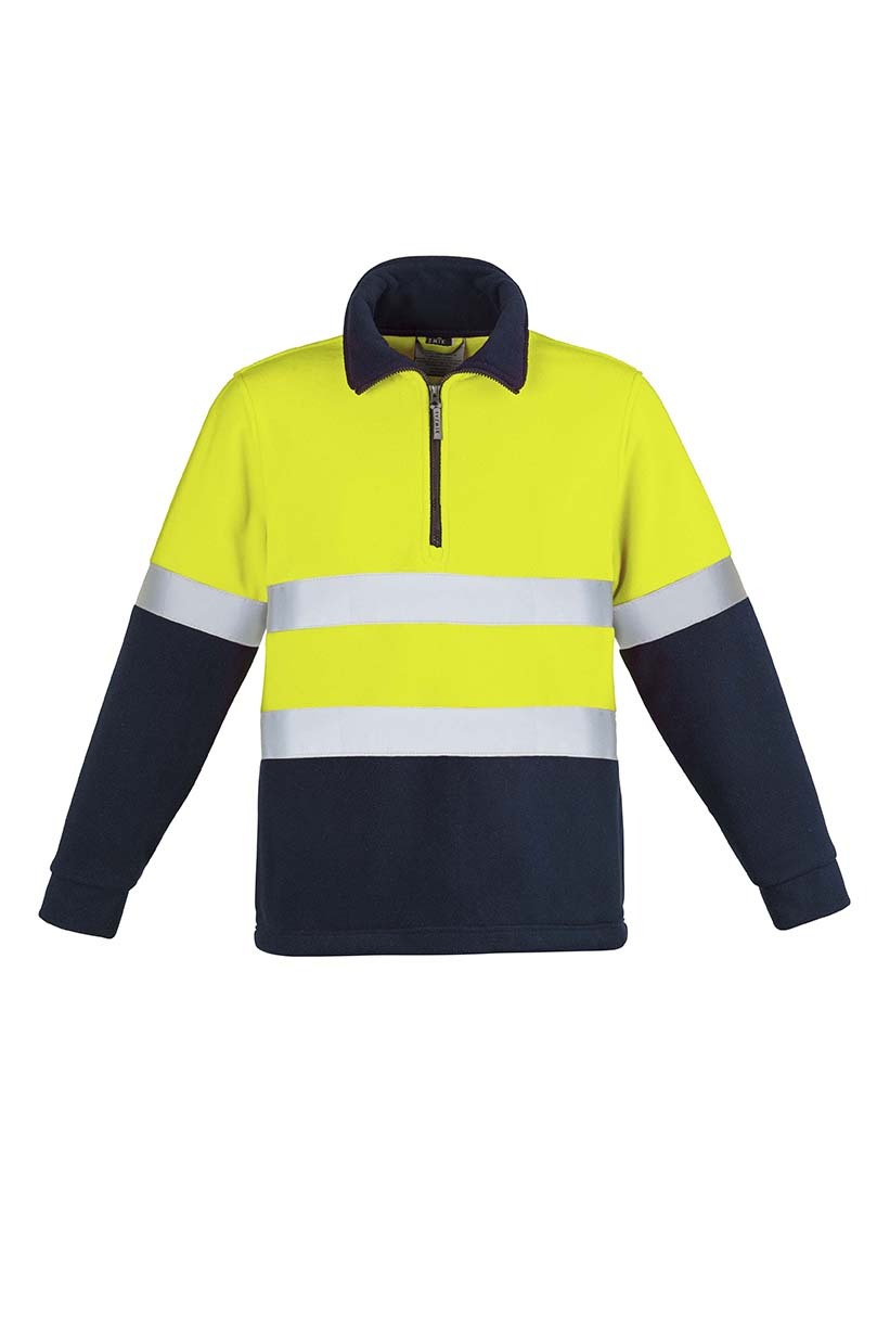 Syzmik Mens Hi Vis Fleece Jumper Hoop Taped