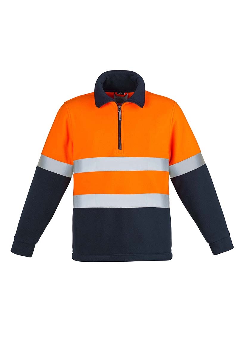 Syzmik Mens Hi Vis Fleece Jumper Hoop Taped