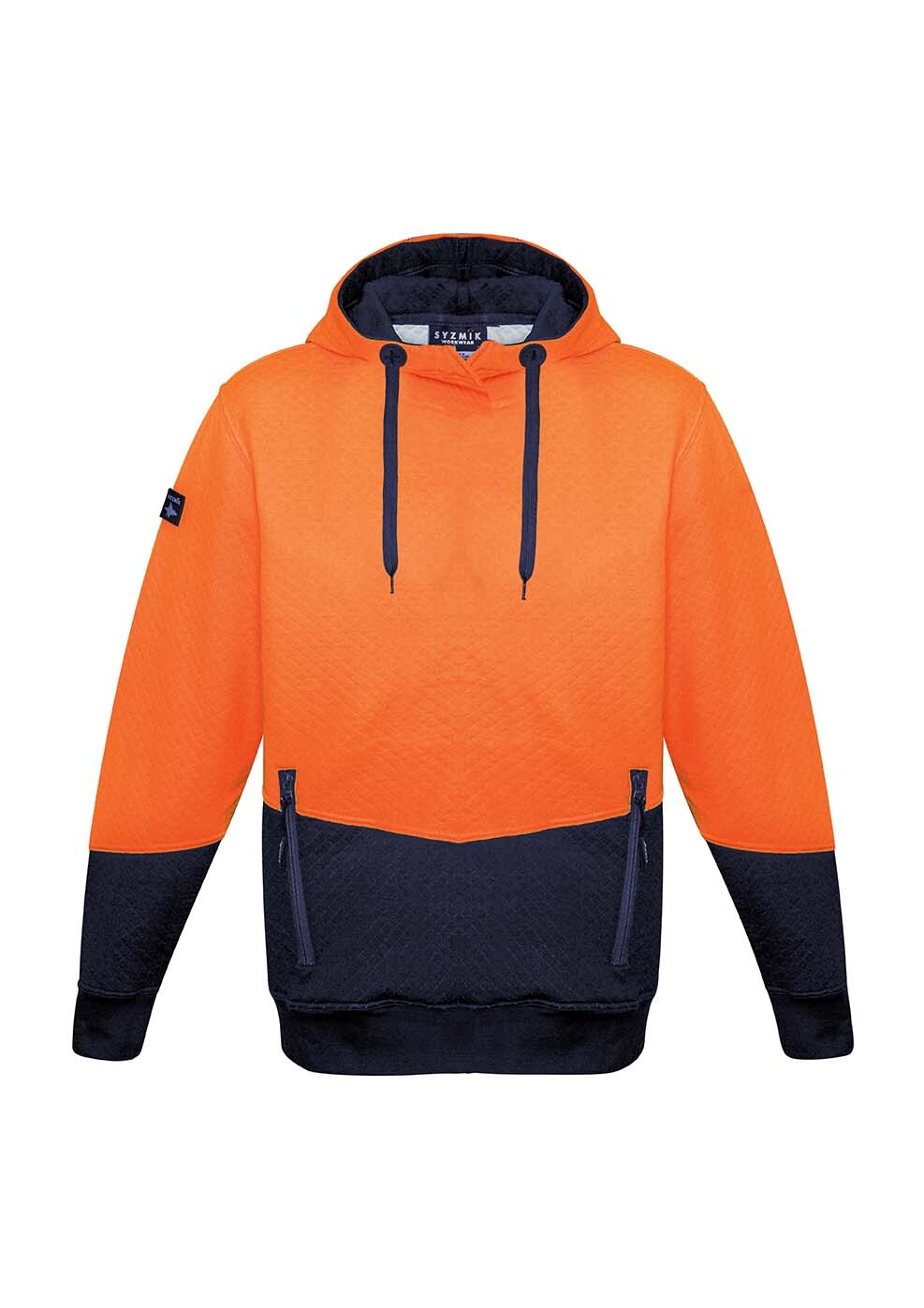 Syzmik Unisex Hi Vis Textured Jacquard Hoodie