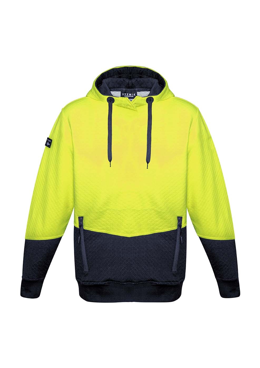 Syzmik Unisex Hi Vis Textured Jacquard Hoodie