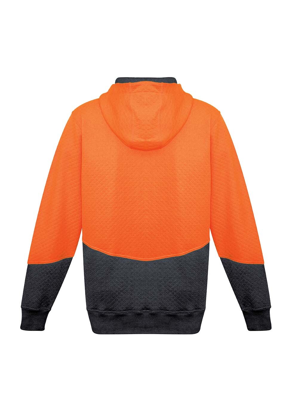 Syzmik Unisex Hi Vis Textured Jacquard Full Zip Hoodie