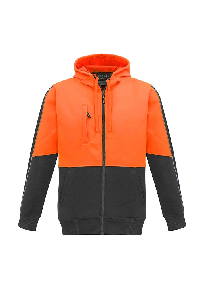 Syzmik Unisex Hi Vis Full Zip Hoodie