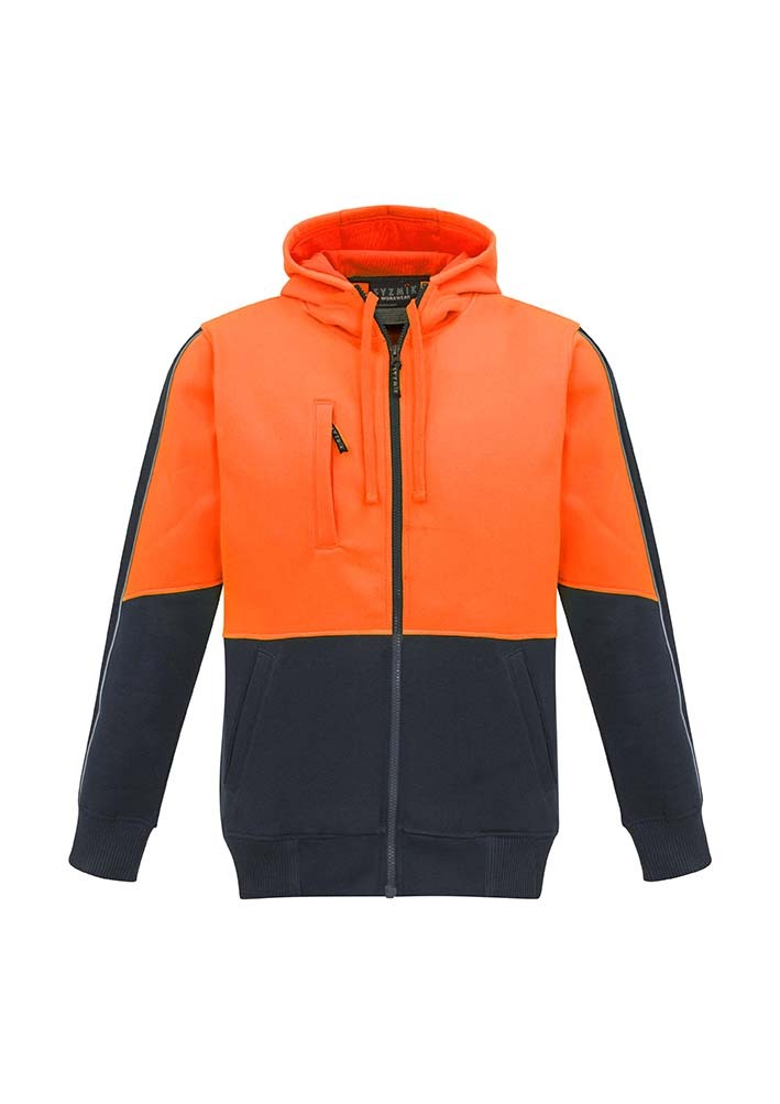 Syzmik Unisex Hi Vis Full Zip Hoodie