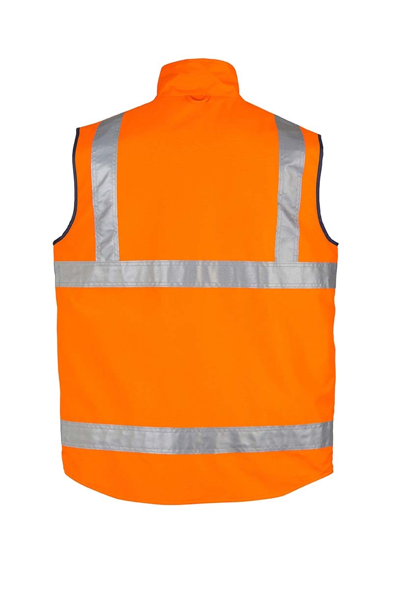 Syzmik Mens Hi Vis Lightweight Fleece Lined Vest