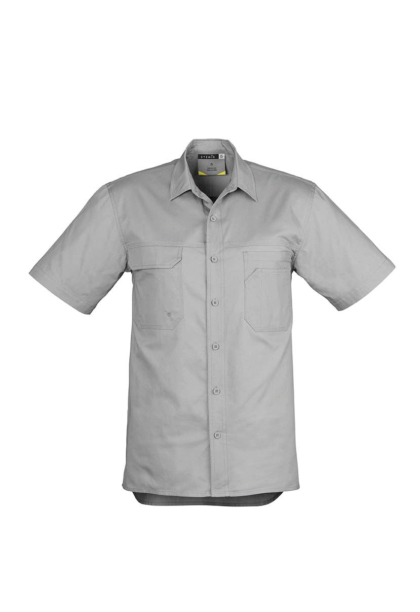 Syzmik Mens Light Weight Tradie S/S Shirt