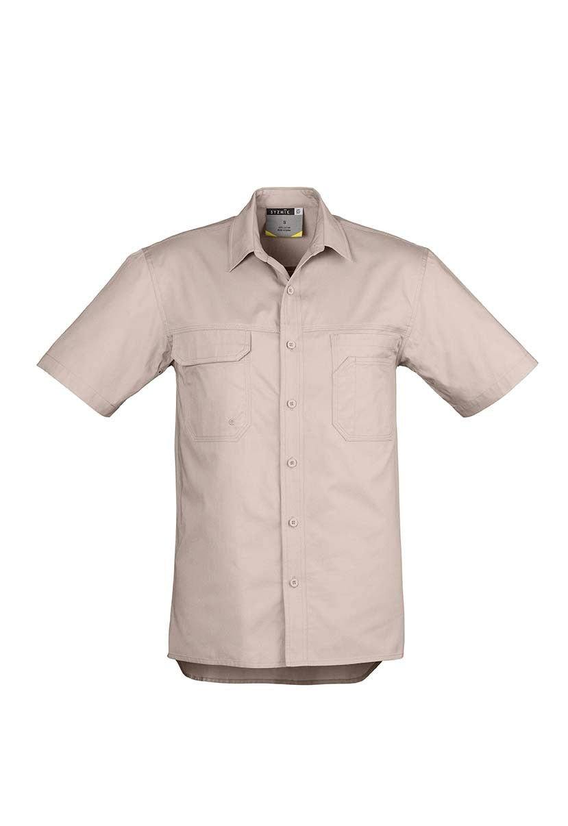 Syzmik Mens Light Weight Tradie S/S Shirt