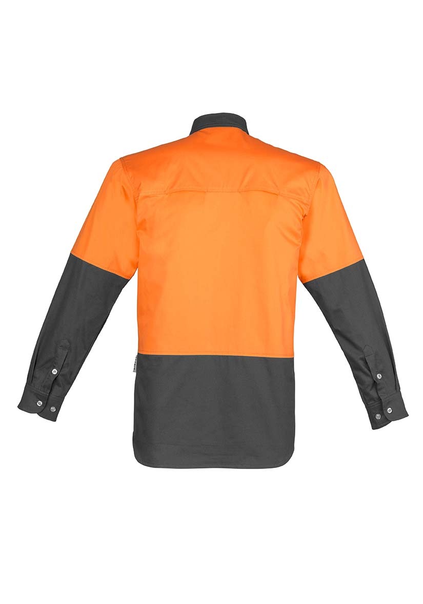 Syzmik Mens Hi Vis Spliced Industrial Shirt