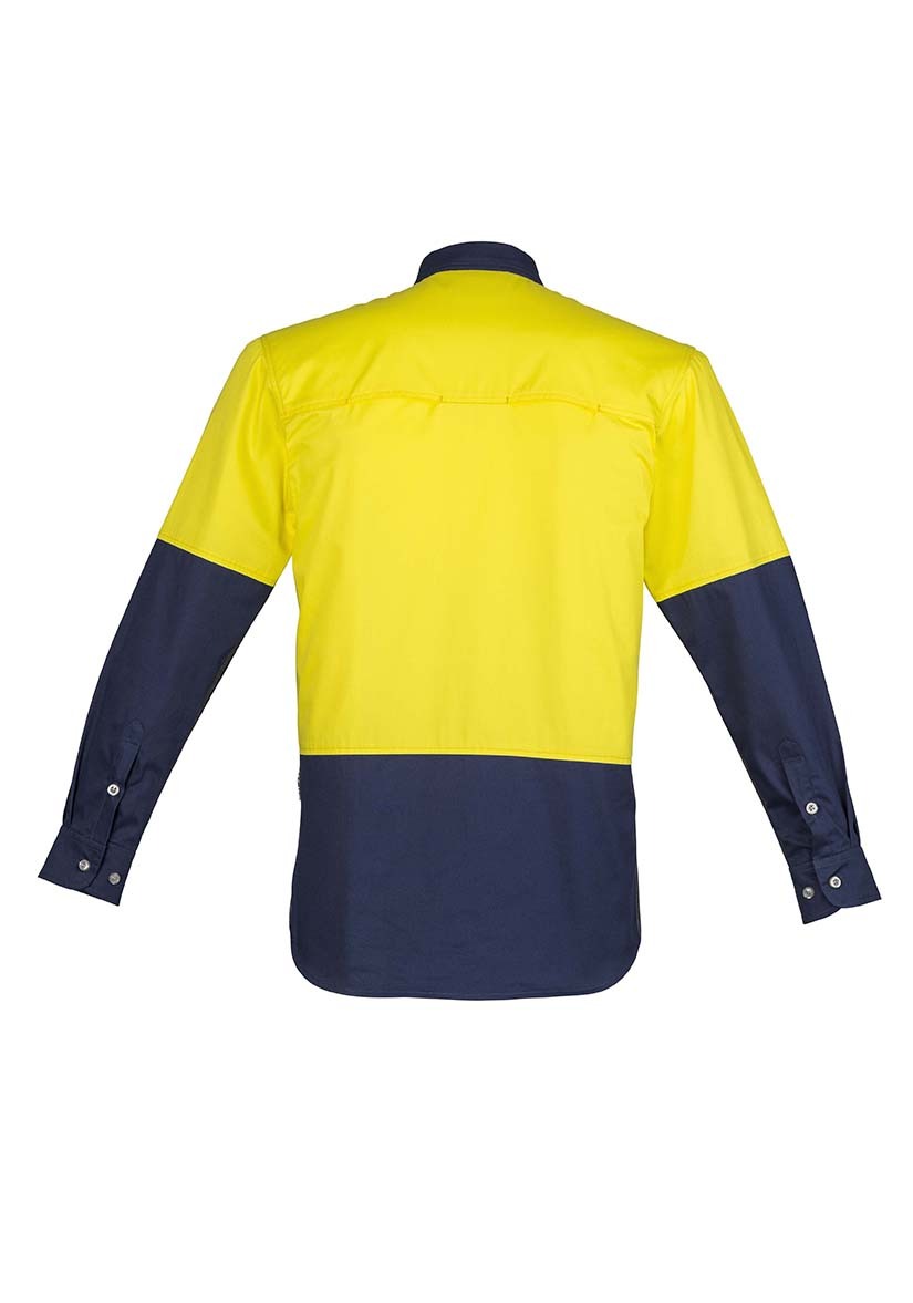 Syzmik Mens Hi Vis Spliced Industrial Shirt