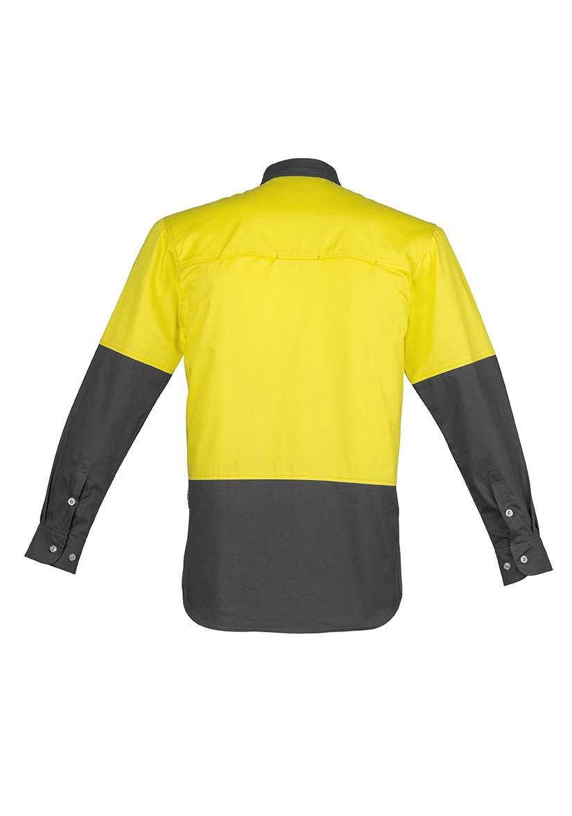 Syzmik Mens Hi Vis Spliced Industrial Shirt