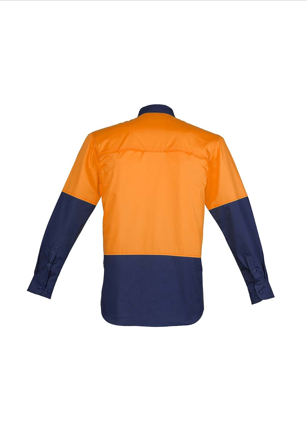 Syzmik Mens Hi Vis Closed Front L/S Shirt