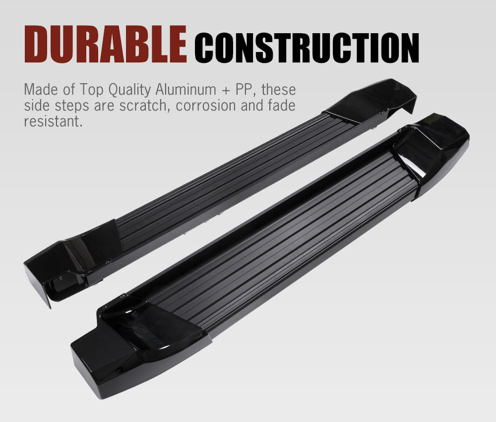 SAN HIMA Pair Side Steps Running Boards For Holden Colorado Single Cab 2012 - 2020