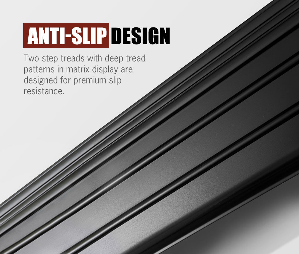 SAN HIMA Side Steps for Mitsubishi Triton MQ 2015 - On Dual Cab